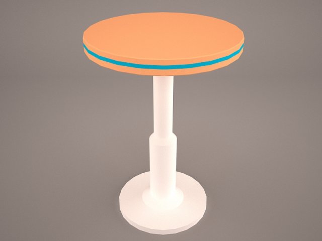 cafehaus tisch 3D 模型 .c4d .max .obj .3ds .fbx .stl .blend 