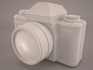 C&acirc;mera de filme 35 mm gen&eacute;rica Modelo 3D