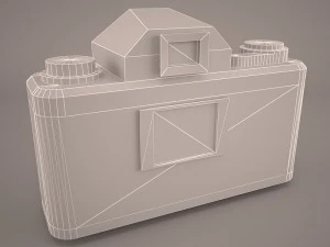 C&acirc;mera de filme 35 mm gen&eacute;rica Modelo 3D