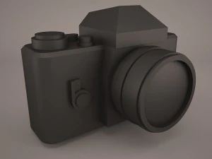 C&acirc;mera de filme 35 mm gen&eacute;rica Modelo 3D