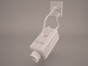 cctv ip security protection camera Modello 3D