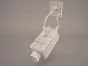 cctv ip security protection camera 3D Model