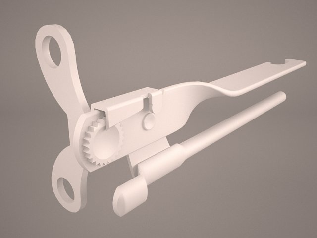 butterfly can opener Modelo 3D .c4d .max .obj .3ds .fbx .stl .blend 