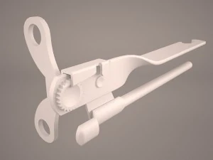 Schmetterlings-Dosen&ouml;ffner 3D Modell