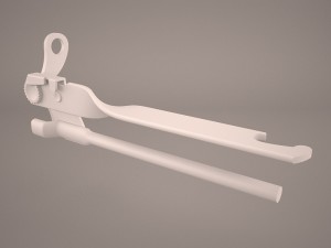 butterfly can opener Modelo 3D