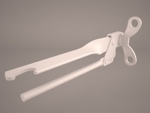 butterfly can opener Modelo 3D