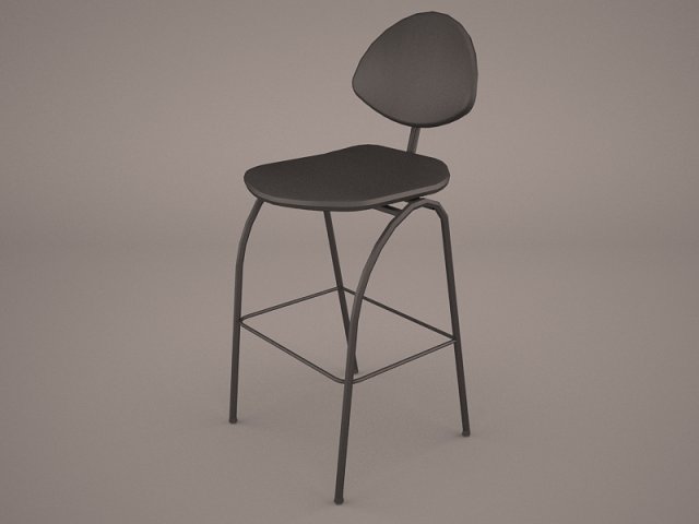 september bar stool 3Dモデル .c4d .max .obj .3ds .fbx .stl .blend 