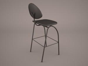 september bar stool 3Dモデル