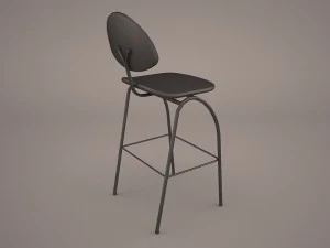 september bar stool 3D Model