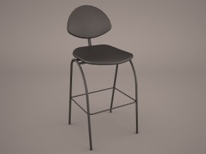 september bar stool 3Dモデル