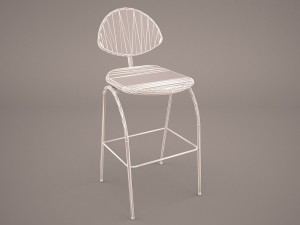 september bar stool 3Dモデル