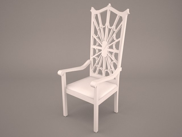 chippendale dining chair Modèle 3D .c4d .max .obj .3ds .fbx .stl .blend 