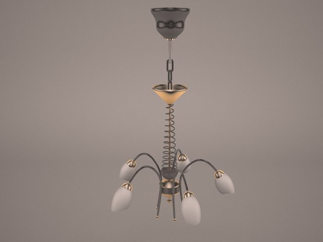 chandelier 3D 모델 .c4d .max .obj .3ds .fbx .stl .blend 