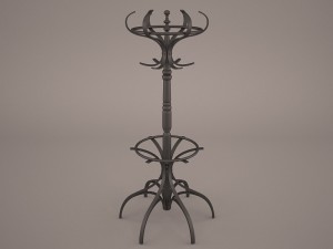 hanger wood 3D Model