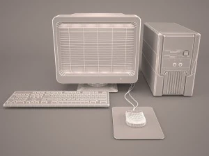 old pc compaq deskpro 3D Model