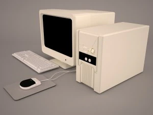 old pc compaq deskpro 3D Model