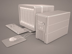 old pc compaq deskpro 3D-Modell