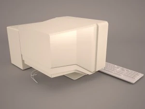 old pc compaq deskpro 3D Model