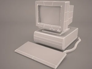 old pc compaq deskpro 3D Model