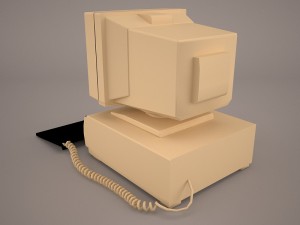 old pc compaq deskpro 3D Модель