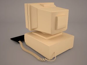 old pc compaq deskpro 3D Model