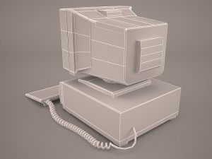 old pc compaq deskpro 3D Модель