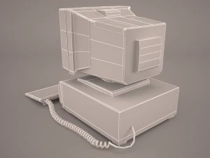 old pc compaq deskpro 3D Model