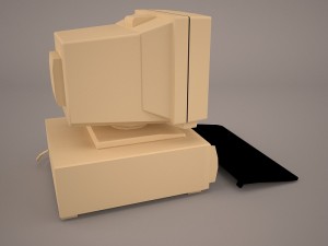 old pc compaq deskpro 3D Модель