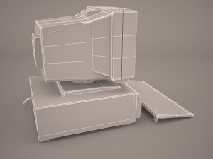 old pc compaq deskpro 3D Модель