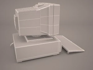 old pc compaq deskpro 3D Model