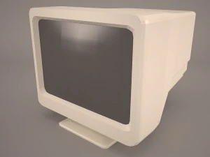 古いPC compaqデスクプロ 3Dモデル