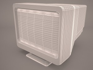 old pc compaq deskpro Modello 3D