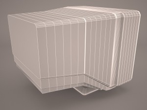 old pc compaq deskpro Modello 3D