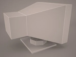 old pc compaq deskpro 3D Model