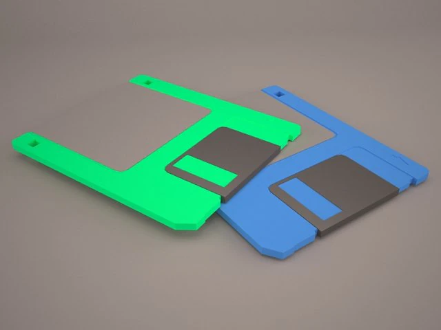 floppy disk 3D Model .c4d .max .obj .3ds .fbx .stl .blend 