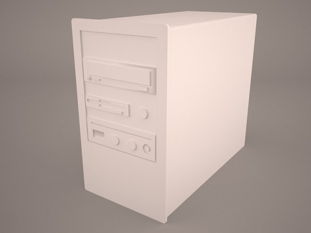old pc compaq deskpro 3Dモデル .c4d .max .obj .3ds .fbx .stl .blend 
