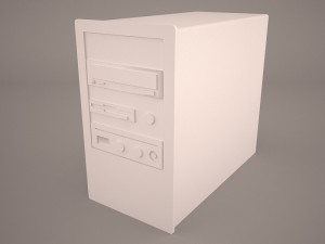 old pc compaq deskpro 3D Model