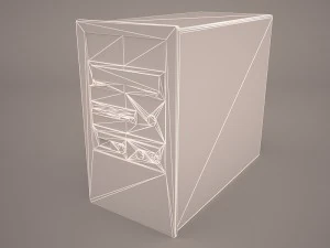 vecchio pc compaq deskpro Modello 3D