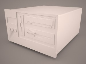 old pc compaq deskpro 3D Model