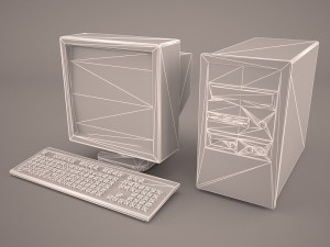 old pc compaq deskpro Model 3D