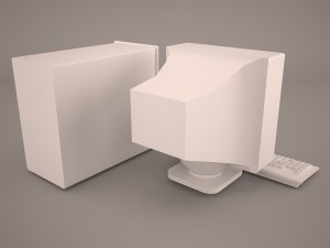 old pc compaq deskpro Model 3D
