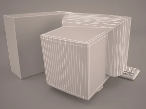 old pc compaq deskpro 3D Model