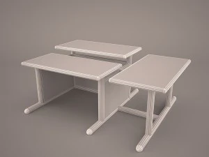 computer desk 3D Model