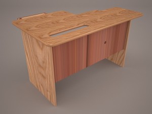 computer desk Model 3D