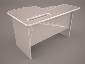 computer desk Model 3D