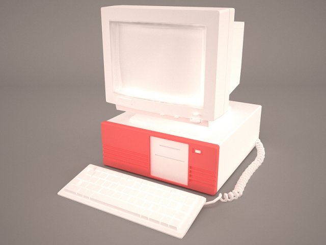 old pc compaq deskpro Model 3D .c4d .max .obj .3ds .fbx .stl .blend 