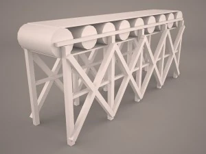 cinta transportadora Modelo 3D