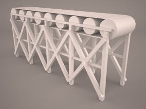 belt conveyor 3D 模型