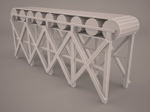 belt conveyor 3D 模型