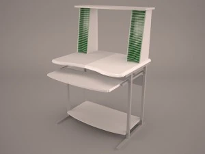 scrivania del computer Modello 3D